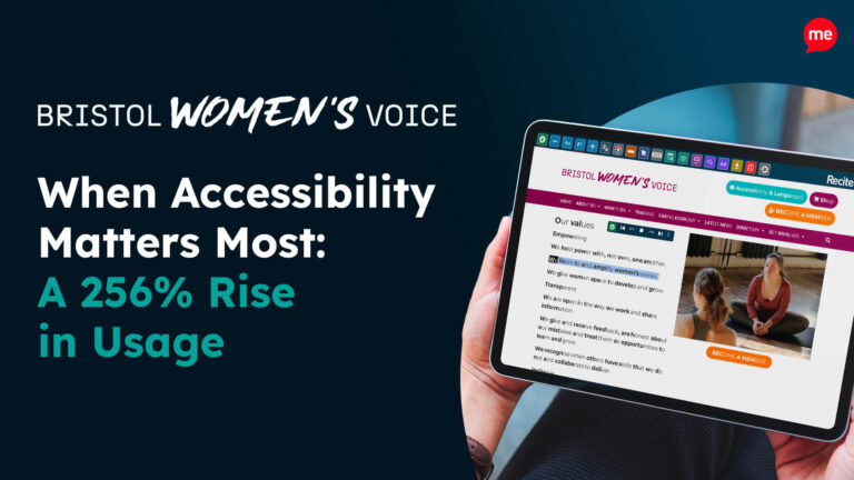 Bristol Womens Aid Blog. When Accessibility Matters Most: A 256% Rise in Usage
