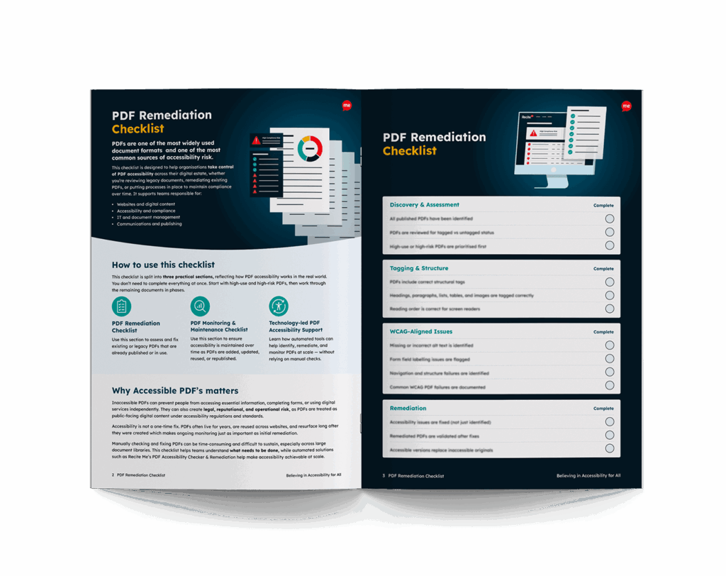 PDF Remediation Checklist