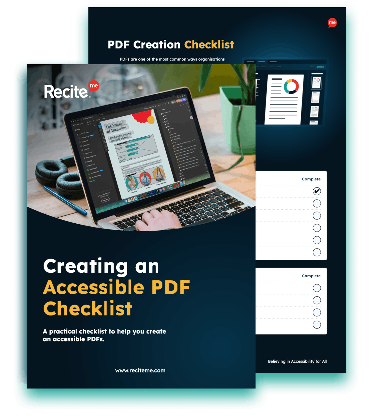Creating an Accessible PDF Checklist Cover