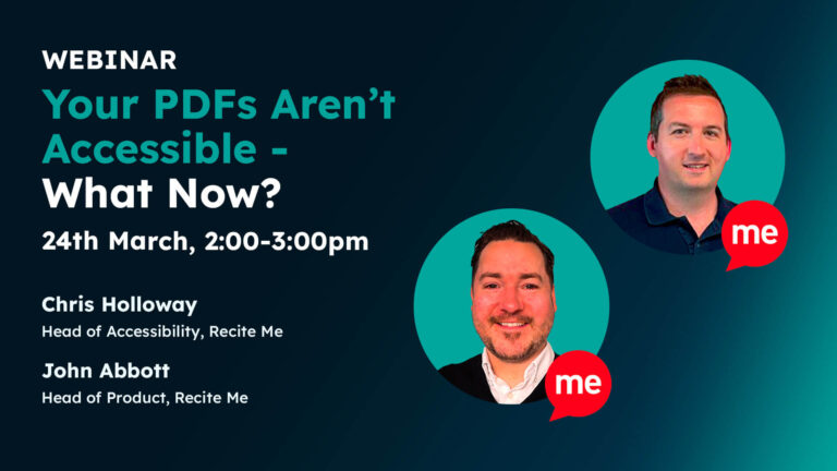 How does the Recite Me PDF Accessibility Checker work?