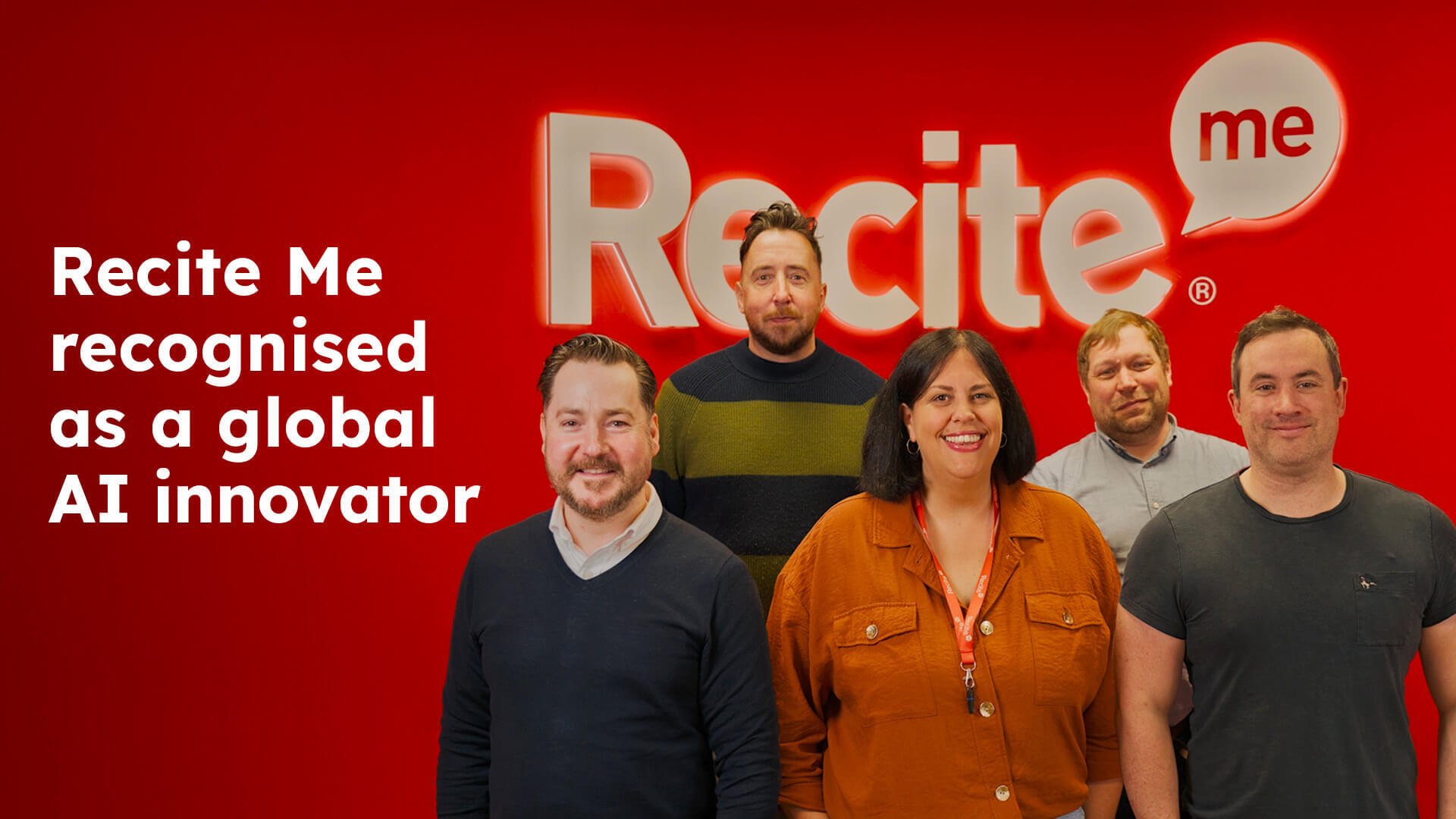 Recite me recognised as a global AI innovator