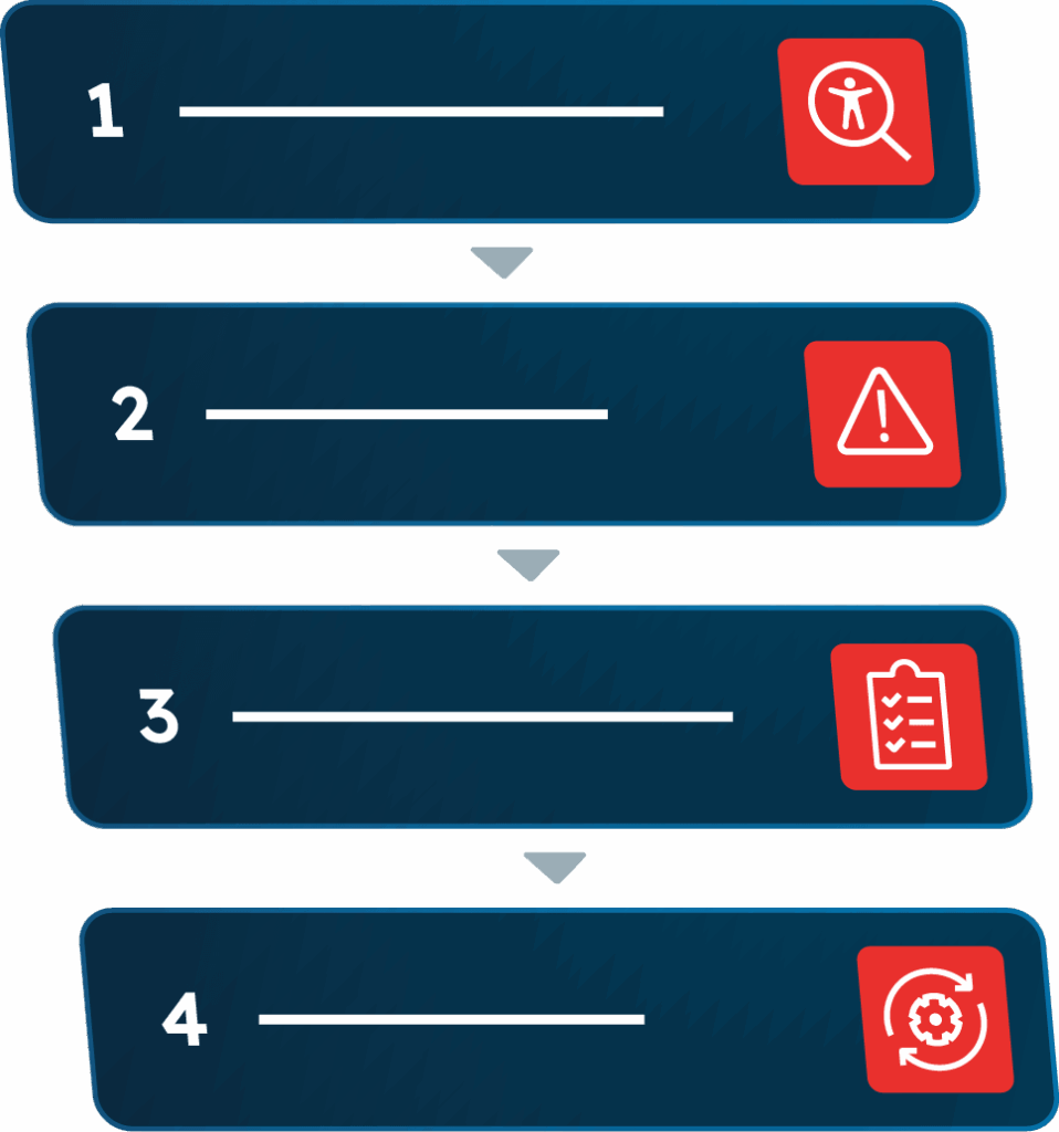Icon showing elements of a 12 week plan