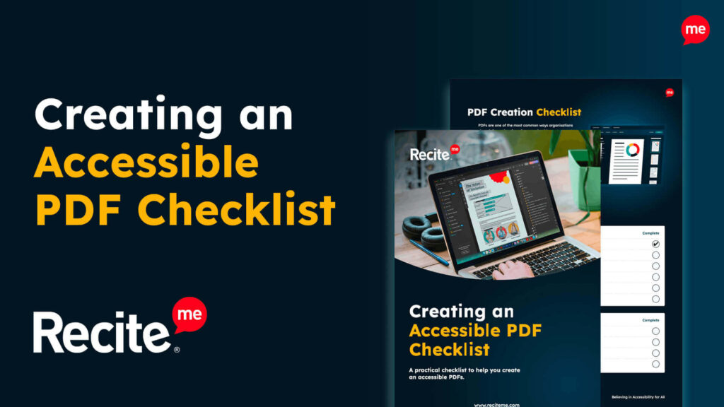 Creating an Accessible PDF Checklist