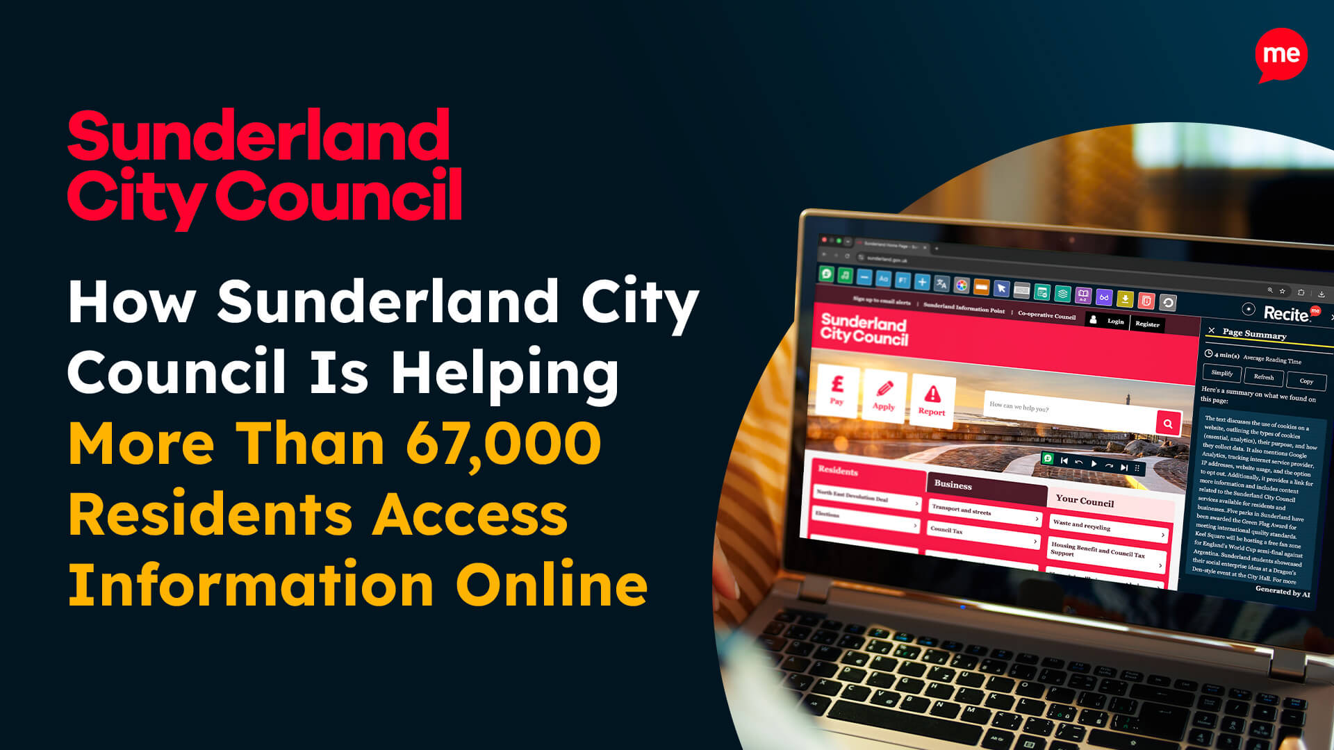 How Sunderland City Council Is Helping More Than 67,000 Residents Access