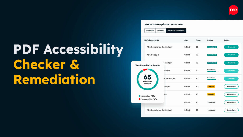 PDF Accessibility Checker & Remediation