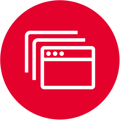 Web pages viewed icon